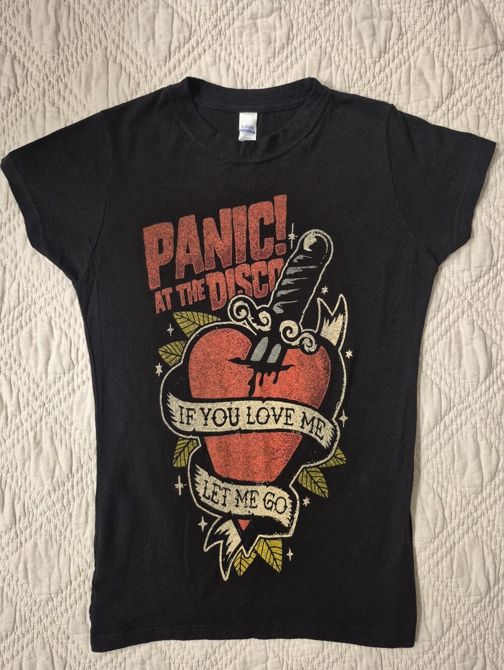 Panic! At The Disco If You Love Me Let Me Go Band Tee S NWOT
